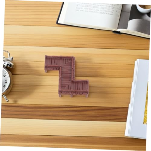 4pcs Mini Fairy Garden Bridges Small Arch Z Shape for Terrarium Decor Aquarium Decoration Ornaments Charming Chinese Architectural Style for Use
