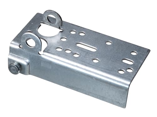 Garage Door Bottom Lifting Bracket, with 12 Pcs M6 Mounting Bolts, for 7/16-Inch Stem, Residential Bottom Roller Brackets, 1 Pair