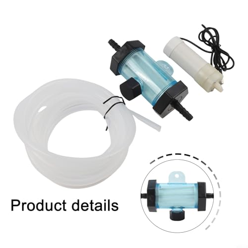 Electric Aquarium for Gravel Cleaner USB Pump with Siphon Vacuum for Fish Tank Water Changing and Cleaning, 1/2/3/5 Meter Tube(5 Meter) - size: 5 Meter