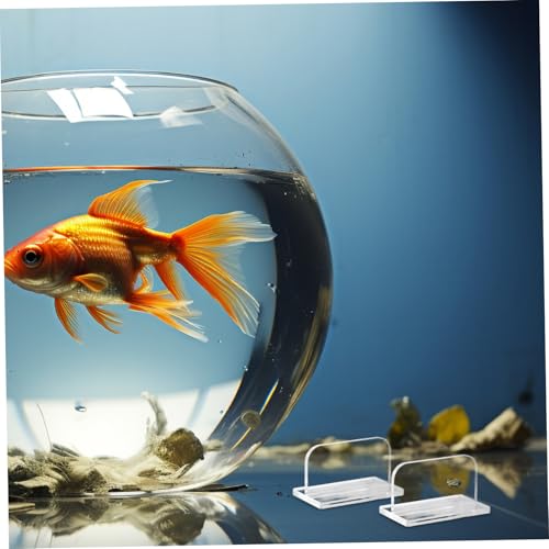 COLLBATH 4Pcs Aquarium Lid Handles Sturdy Acrylic Fish Tank Cover Parts with Easy Installation Double Sided Adhesive for Secure Grip Design for Fit Lids