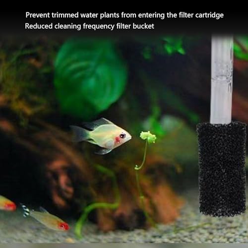 10Pcs Aquarium Pre-Filter Sponge 3.15×1.57in, Anti-Suction Filter Foam for Small Fish Shrimp, Fits Freshwater Saltwater Tank Intake