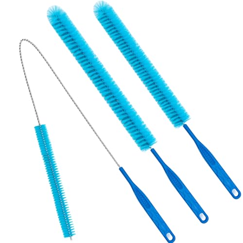 Dryer Vent Cleaner Brush, Lint Remover&Drain Snake for Trap Filter Cleaning | Flexible Long Cleaning Brush for Dryer Vent Lint Removal, Drain Snake Unclogger and Trap Filter Deep Cleaner Kit