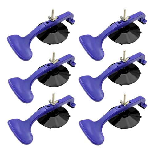 6PC Suction Cup Clamp Set, Class Clamps Kit for Car Convertible Glass Windshield Top Repair Gluing, Car Window Clamps, Suction Cups for Convertible Top, With Sponge Pad...