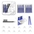 Hearing Amplifier Cleaning Tools, Compatible with Audien Hearing Aid Kit Includes 6 Sizes Silicone Dome, Cleaning Brush with Screwdriver Wax Guards Filter and Carrying Case(10 Pcs)