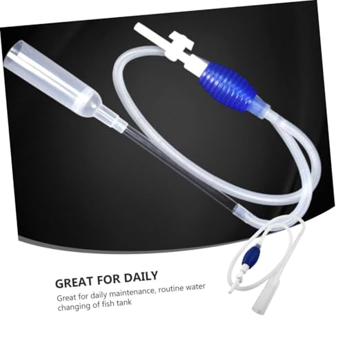 Beaupretty Manual Fish Tank Water Changer and Gravel Vacuum Pump, Medium Size Aquarium Siphon Tool for Fish Tank Cleaning and Pond Sand Washing