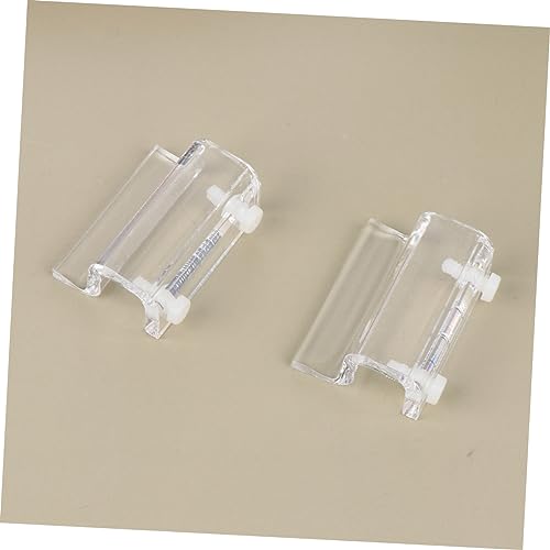 BESPORTBLE 12pcs Acrylic Fish Tank Cover Support Bracket Fixed Tool for Open Rib Aquariums Holder for Turtle Tanks Pet Boxes Compatible Thick