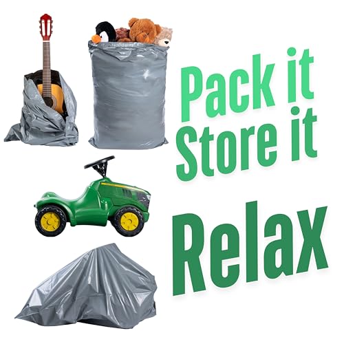 Large Shipping Bags | 24 x 36| Jumbo Poly Mailers for clothes | Strong Thick Mailing Bags with Self Adhesive | Self Sealing Shipping Envelopes - size: 24x36 - 5 Bags