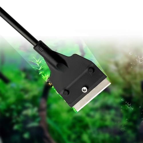 Algae Scraper for Aquarium - 26" Glass Fish Tank Cleaner with 5 Stainless Steel Blades