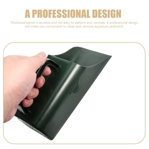 Portable Aquarium Cleaning Shovel and Fish Tank Sand Scoop, Plastic Multifunctional Gravel Tool for Aquarium Maintenance and Fish Tank Sand Removal