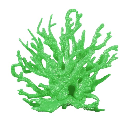 Aquarium Coral Decoration, Fish Tank Decorations Fish Tank Coral Ornaments, 4.9x2x4.3 Inch, (Green, 1 Pcs), Intended for Aquarium Landscaping Decor - color: Green, size: 4.9x2x4.3 Inch