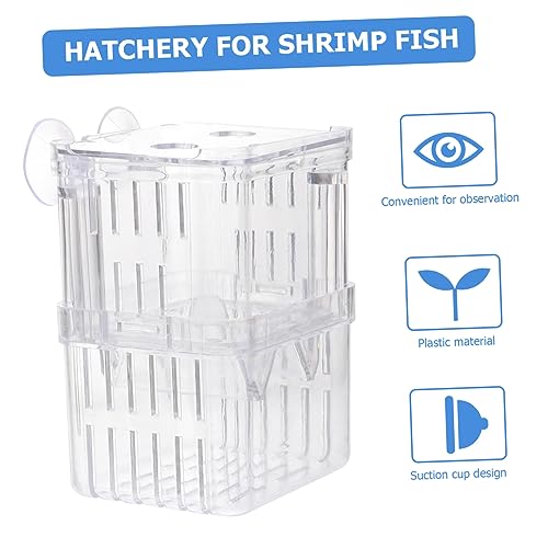 3pcs Fish Breeding Box Aquarium Breeder Box for Small Tanks Fish Acclimation Hatching