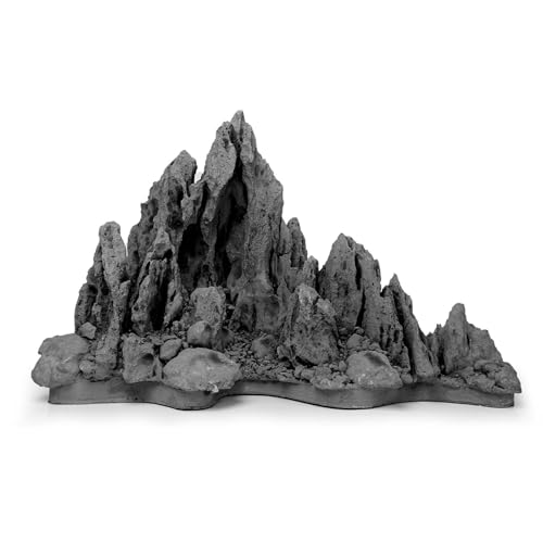 FZONE Aquarium Rocks Aquascaping, Resin Seiryu Rock for Aquascaping - size: 03 Seiryu Stone: 11.02" × 5.5" × 7.08"