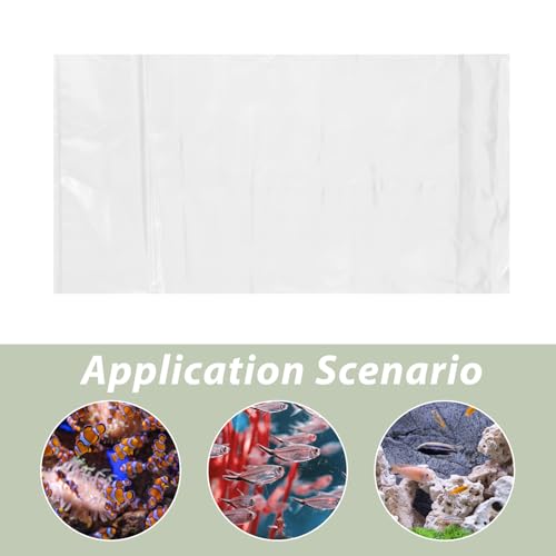 50pcs Live Fish Shipping Bags Small Handheld Plastic Fish Transport Bags with Seal for Aquarium 30x60cm