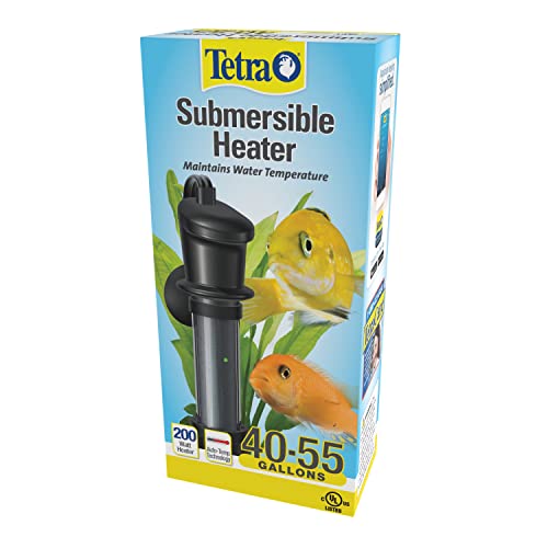 Tetra Submersible Heater With Electronic Thermostat, 200-Watt - size: 40-55 Gallon