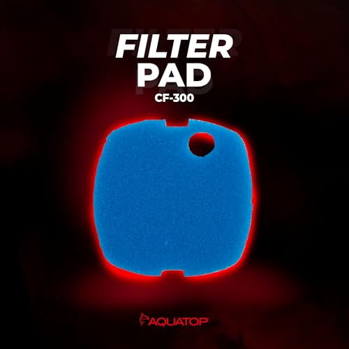 Aquatop Replacement Coarse Filter Sponge for Aquarium Filters RCP-CF300 – Enhanced Mechanical Filtration – Easy to Use and Install - color: Blue, size: Blue - CF300