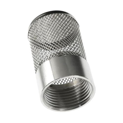 Hose Inlet Strainer Filter, 3/4 Inch NPT Thread Water Suction Strainer with 304 Stainless Steel Mesh, for Garden Irrigation System, High Pressure Washer Pump, Aquarium Tank Filtration(Dia 36mm) - size: Dia 36mm