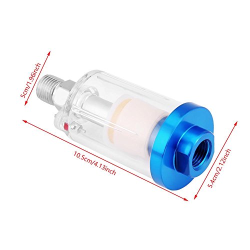Air Pressure Regulator, High Precision Control Spray Gun Regulator Durable 1/4 Inch Gauge Easy Install for Auto Body Shops DIY Projects Manufacturing Facilities Industrial Use