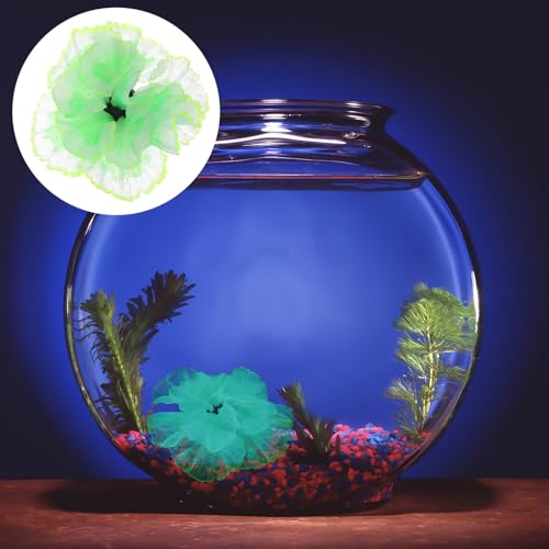 PRETYZOOM Silicone Aquarium Plant Decoration Lifelike Aquatic Plastic Fish Tank Ornament Green Water Grass for Fish Tank Landscaping