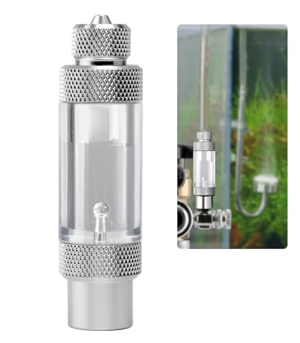 Aquarium CO2 Bubble Counter with Built-in Check Valve for CO2 Generator Regulator, Single Head - color: single-head