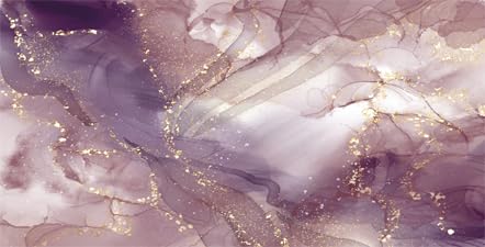Purple Marble Aquarium Background, Art Abstract Pink Gold Line Marble Terrarium Background, Coloful Marble Glass Terrarium Background 48X18IN with 8 EVA Double-Sided Tape - color: Marble03, size: 48X18in/120X45cm