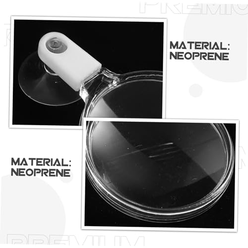Happyyami Aquarium Magnifier with Suction Cup Microlandscape Viewer for Fish Tank Easy Installation Magnifying Glass for Small Animals and Plants Observation Exceptional Clarity