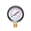 Joywayus Pressure Gauge 0 to 150 PSI Brass 1/8" Male NPT Thread Lower Mount, Multiple Function - size: 0-150PSI--1/8", style: No Glycerin Filled