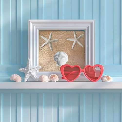 HappyFiller 14 PCS White Natural Scallop SeaShells Decorative Starfish Brown Sea Shells for Crafts,DIY Painting Projects,Coastal Beach Theme Decor,Wedding,Home Wall Decorations,Vase Fillers,2-3 Inches - color: White/Brown