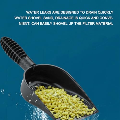 Aquarium Sand Scooper PVC Multifunctional Terrarium Substrate Litter Cleaner Reptile Sand Shovel for Fish Tank Small Pets
