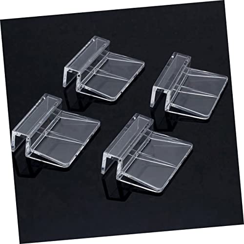 Mikikit 15pcs Aquarium Stand Acrylic Brackets Fish Tank Cover Holder Practical Rack for Aquarium