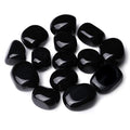 DUQGUHO Black Obsidian Natural Healing Crystals Set - Polished Tumbled Crystal Stones Bulk Irregular Pebble Stones Rocks 0.45 lbs - color: 07 Black Obsidian