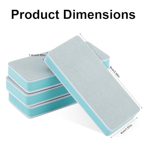 4pcs Double-Sided Fish Tank Cleaning Brushes, Aquarium Sponge Brush Fish Tank Scrubber Cleaner Palm-Sized Cleaning Tool for Aquarium Glass Home Kitchen