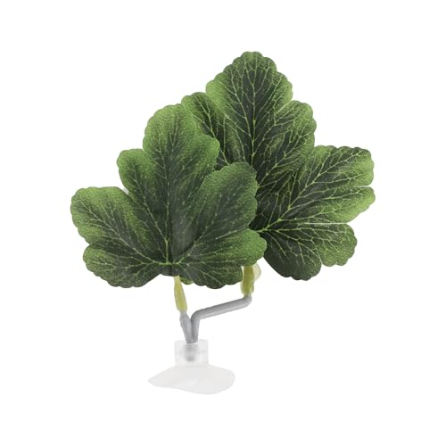 Betta Hammock, Betta Fish Resting & Spawning Spot, Plastic, Green, 10x8.5cm (3.94x3.35 inches), 1 Count, Aquarium Decor - color: Green
