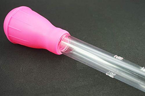 Pmsanzay 50ml Large Capacity Plastic Dripless Turkey Baster，Clear Plastic Transfer Liquid Dropper Pasteur Pipettes for Aquarium Fish Tank Pipette Food Essential Oils Hydroponic Liquid Pipettes Drop