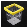 Hatching Container Pet House Floating Breeding Box for Aquarium Fish Tank Breeder(Yellow) - color: Yellow