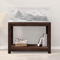 20 30 40 55 70 Gallon Long Aquarium Stand - Reptile Breeder Turtle Terrarium Stand Rack - 70cm Tall Aquarium Stand Furniture/Double Fish Tank Stand with Shelf（Brown-lxwxh-27.5x15.7x27.5）