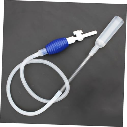 Toyvian Fish Tank Water Changer Manual Pump Vacuum Siphon Gravel Medium Size Aquarium Tool for Tank Maintenance and Gravel Washing