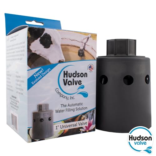 V Hudson Tank Valve for Livestock - 718H, nylon resin, Black
