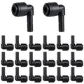 20 Pack 1/4" Push to Connect Fittings Elbow Connectors,Reptile Mister System 1/4" Quick Connect Fittings,Reptile Mister Fittings for Aquarium,Vivarium,Irrigation System - size: 20 Pack 1/4" Elbow -A