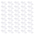 Zerodis 40 Pcs Aquarium Separation Clip, PVC Fish Suction Cup Separating Board Divider Support Clip with 80 Suction Cup Fish Isolation Divider (White)