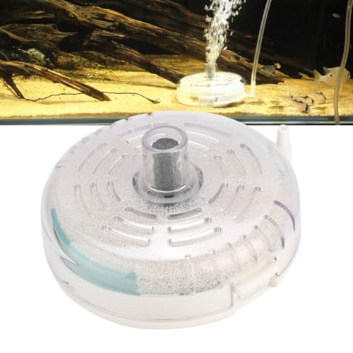 3.15 Inch Ultra Thin Aquarium Filter Sponge Bio Balls Air Stone Betta Shrimp Breeder Tank Water for Fish Tank(L) - style: L