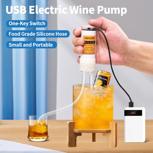Portable USB Electric auto siphon Self Priming Beer Transfer Pump Kit,Food Grade Pump for Home Brew Beer,Wine, Beverages and Kombucha,bottling 2L/min No Mess Leak,6.5 Feet hose - color: Black Top-Switch