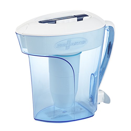 ZeroWater 10-Cup Ready-Pour 5-Stage Water Filter Pitcher 0 TDS for Improved Tap Water Taste - IAPMO Certified to Reduce Lead, Chromium, and PFOA/PFOS - style: 10-Cup Pitcher