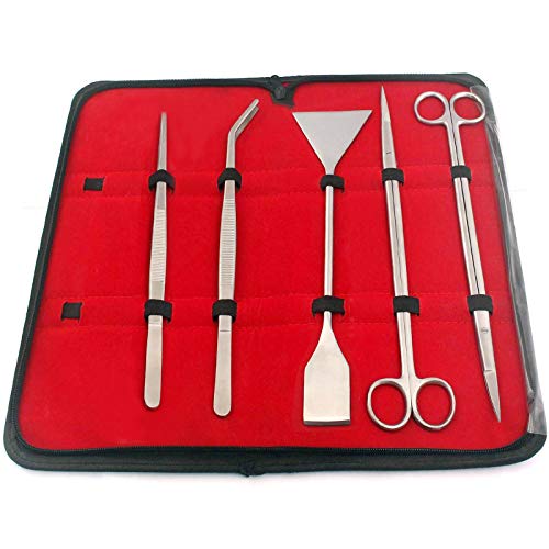 5 PC Aquarium Plants Landscaping Tools Kit in Pouch Packing