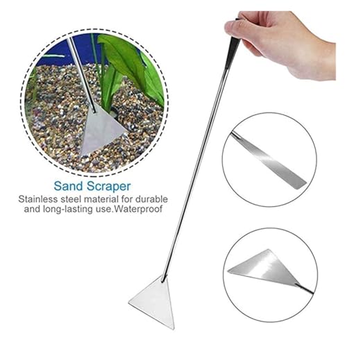 Aquarium Scissor Tweezers Tool Stainless Steel Aquatic Plants Set For Aquarium Maintenance(Curved Tweezers) - color: Curved Tweezers