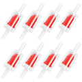 8Pcs 3/16 Inch Aquarium Check Valves Plastic One Way Non-Return Check Valve for Fish Tank,Red (QVY09003)