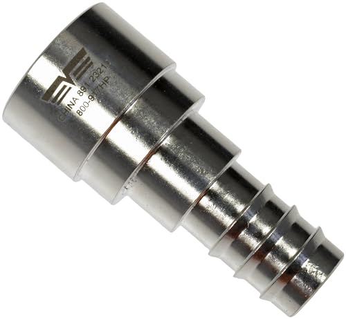Dorman 800-917HP Metal Heater Hose Connector - 3/4 in. Tube x 3/4 in. Hose Compatible with Select Models (OE FIX) - size: 0.885 inches