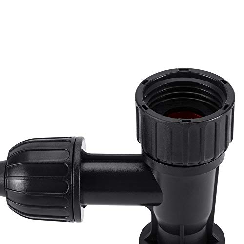 hygger Plastic Aquarium Water Changer Replacement Parts, Faucet Nozzles Connectors (Plastic) - size: Plastic