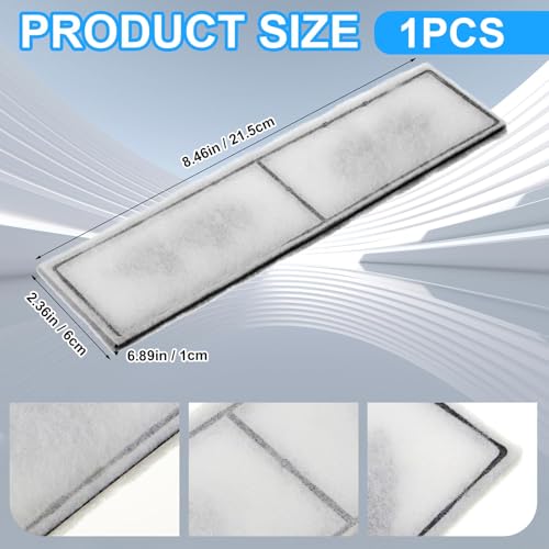 Filter Foam Cartridge Pad Compatible with U4 Poly-max with Zeolite Particles Underwater Sponge Aquarium Underwater Filter Replacement Accessories for Aquarium Fish Tank