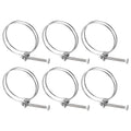 uxcell 6Pcs Double Wire Hose Clamp, 78-85mm Adjustable Stainless Steel Wire Hose Clips with M8 Bolt for Dust Collection Hose, Pump Hose Pipe - size: 78-85mm
