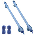 2 Pieces 10 Inch Air Stone Bar Blue Fish Tank Air Pump Aquarium Bubble Wall Aquarium Air Bubble Tube for Fish Tank Bubble Release Diffuser Bar - size: 10"